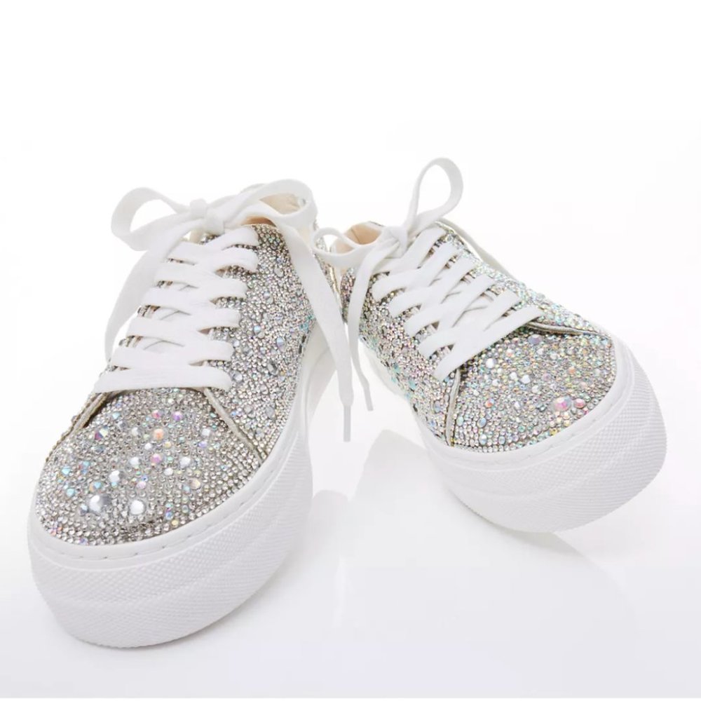 Betsey Johnson Sidny Rhinestone Sneakers